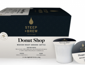 Donut Shop single serve coffee cups packaging